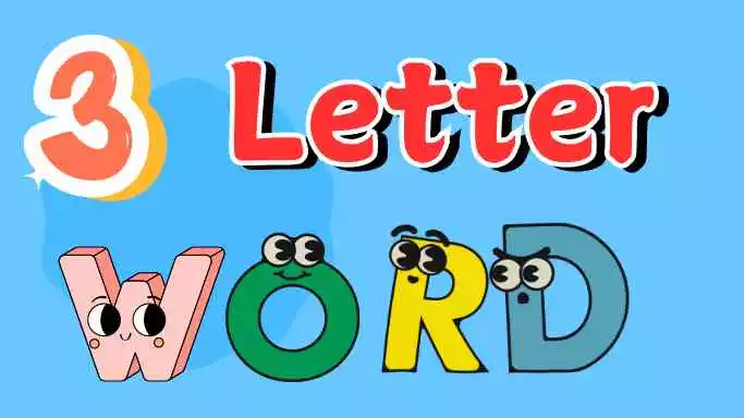 Top 50 - 3 Letter Words in English